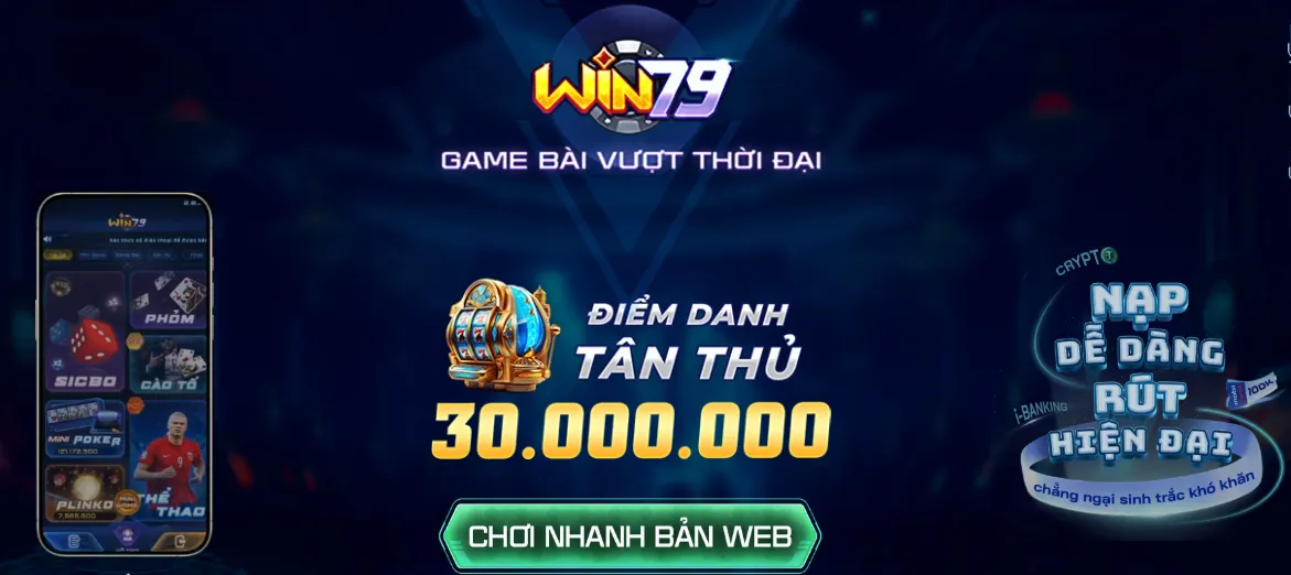 App tài xỉu online uy tín Win79 là lựa chọn hàng đầu cho người chơi